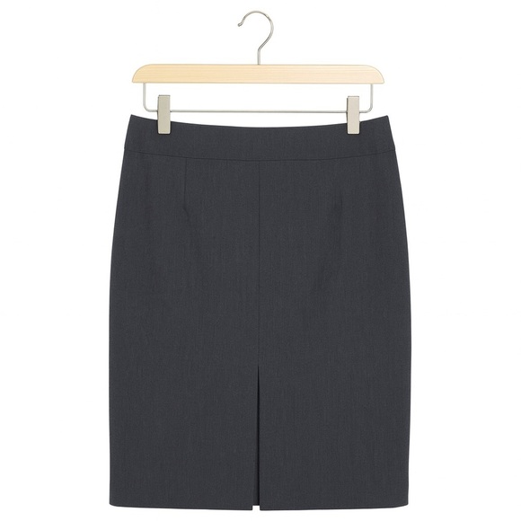Worthington Works Dark Gray Stretch Pencil Skirt Size 8 – Lined, 23” Length - Picture 2 of 2